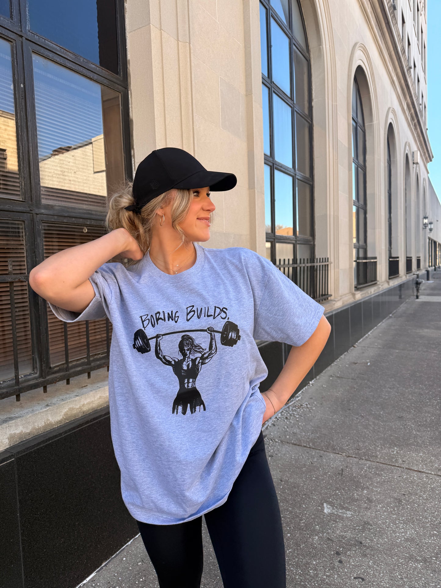 "Boring Builds" Oversized Tee