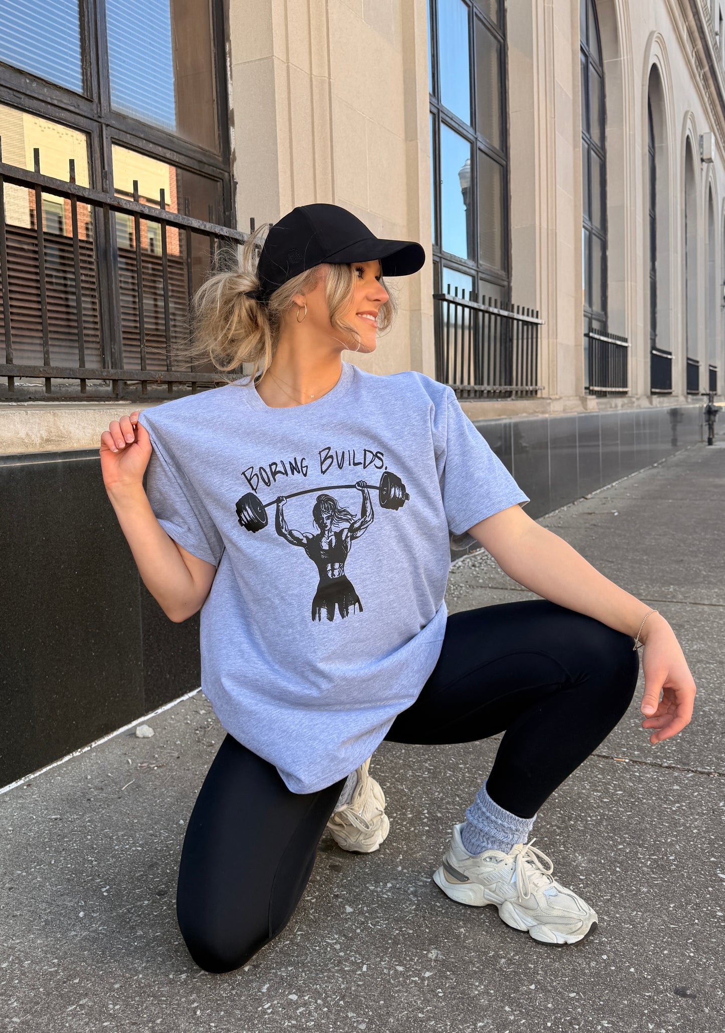 "Boring Builds" Oversized Tee