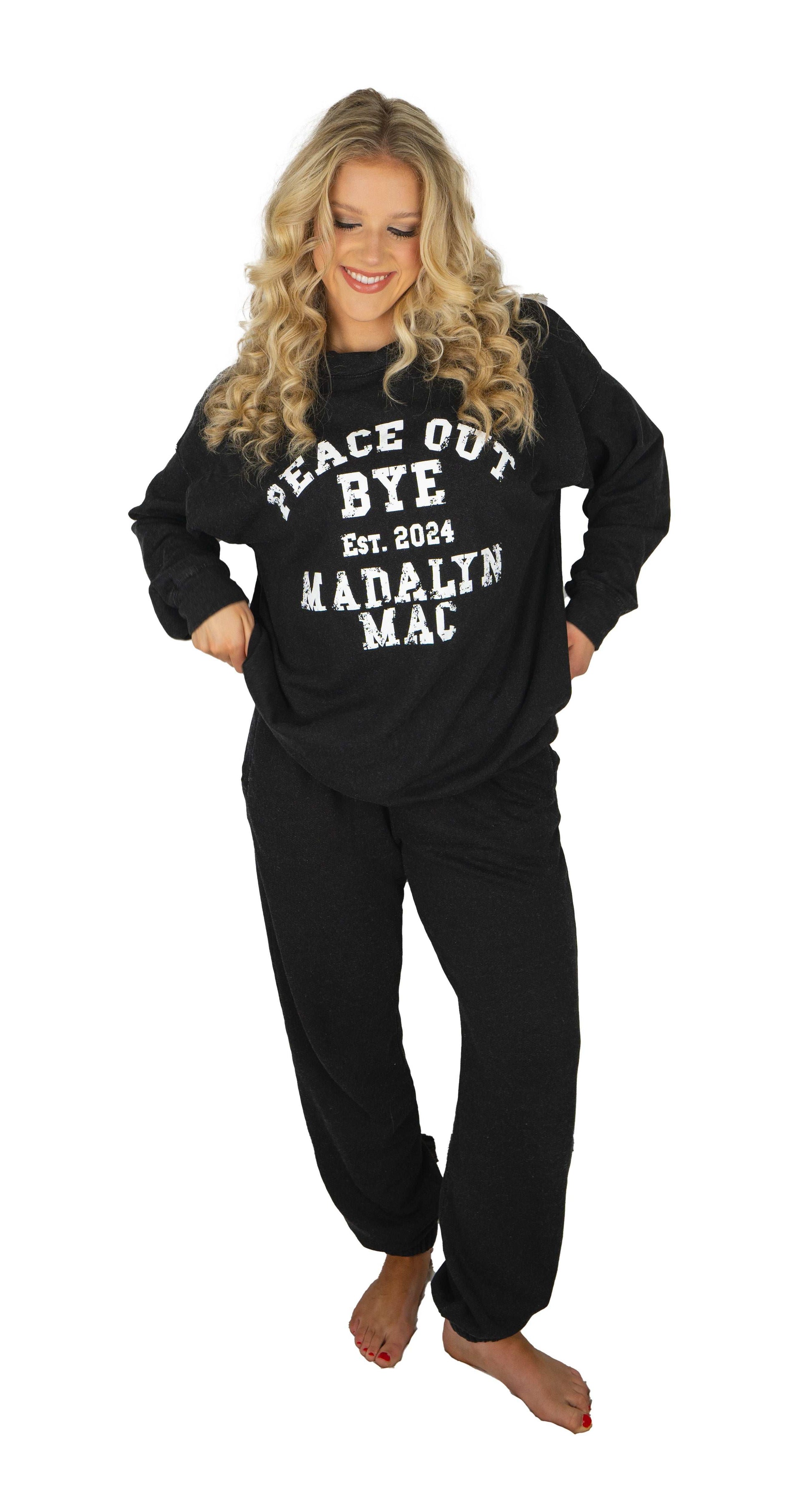 Peace Out Bye Joggers